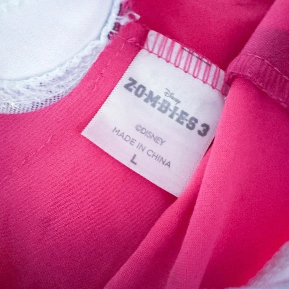 Disney‎ Zombies 3 Addison Wells Classic Cheer Halloween Costume Pink Girls LARGE - Picture 8 of 13